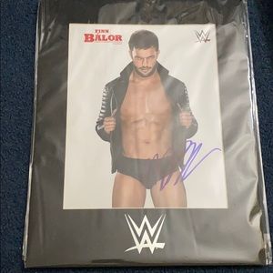 Finn Bálor WWE LIVE Signed poster